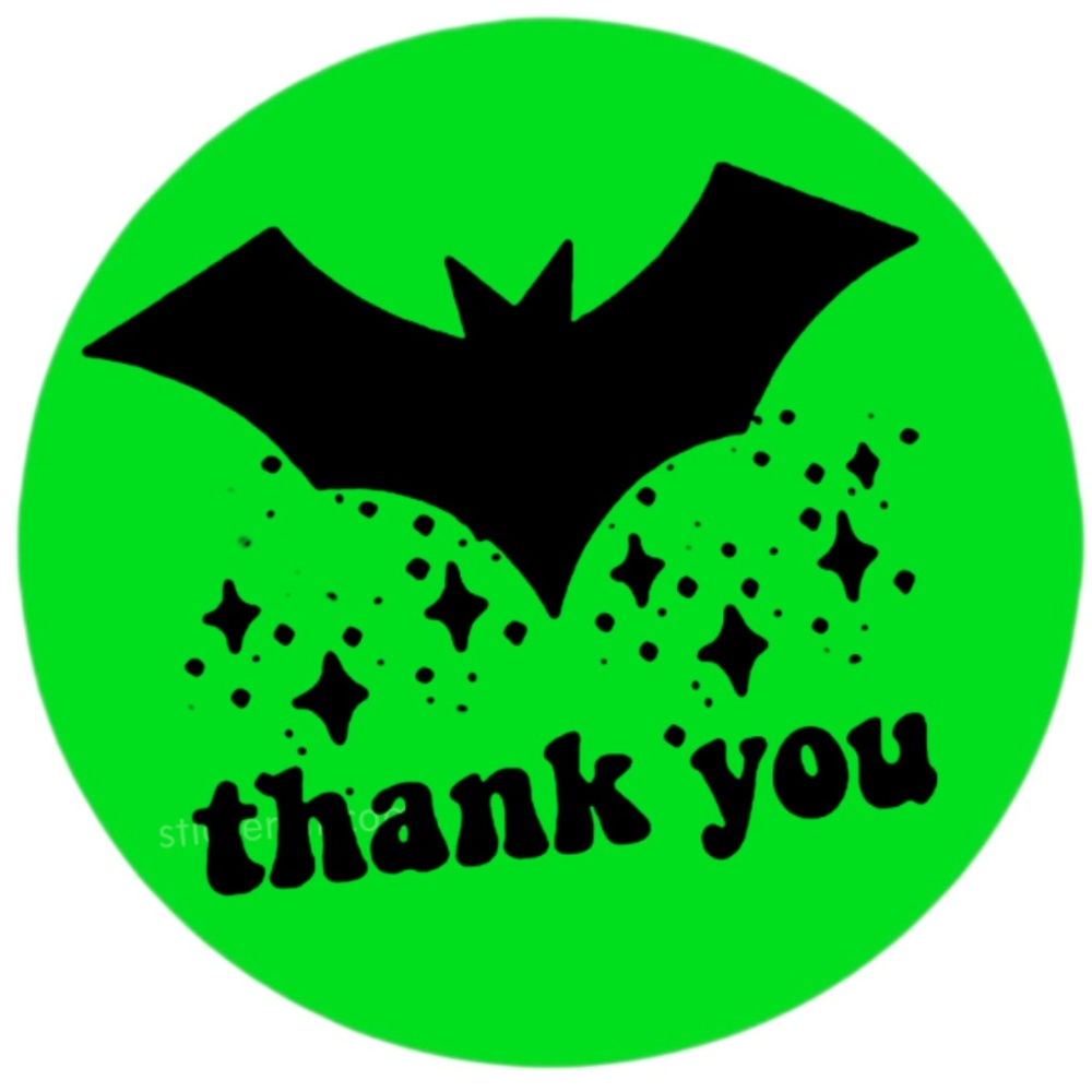 Spooky Small Business Thank You Stickers, Packaging Stickers, Thank You Stickers - Picture 11 of 13